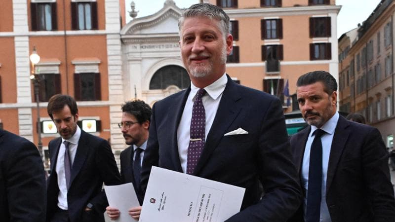 Il ministro della Cultura, Alessandro Giuli
