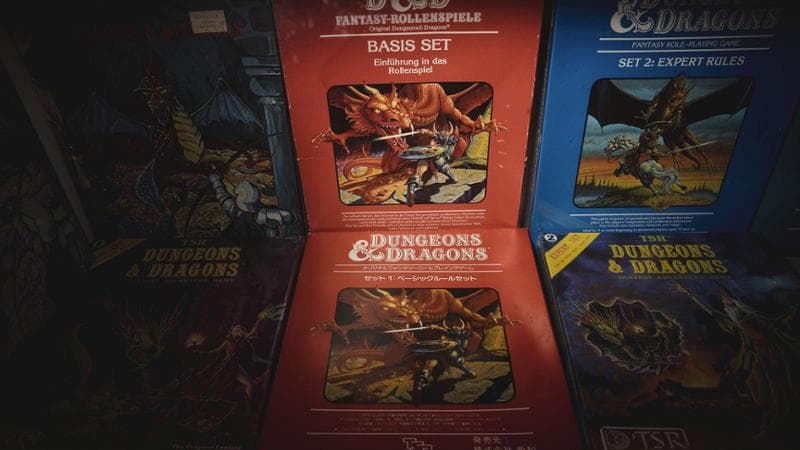 Collezione vintage di&nbsp;Dungeons &amp; Dragons in un negozio a Ginevra (E. Jason Wambsgans/Chicago Tribune/Tribune News Service via Getty Images)
