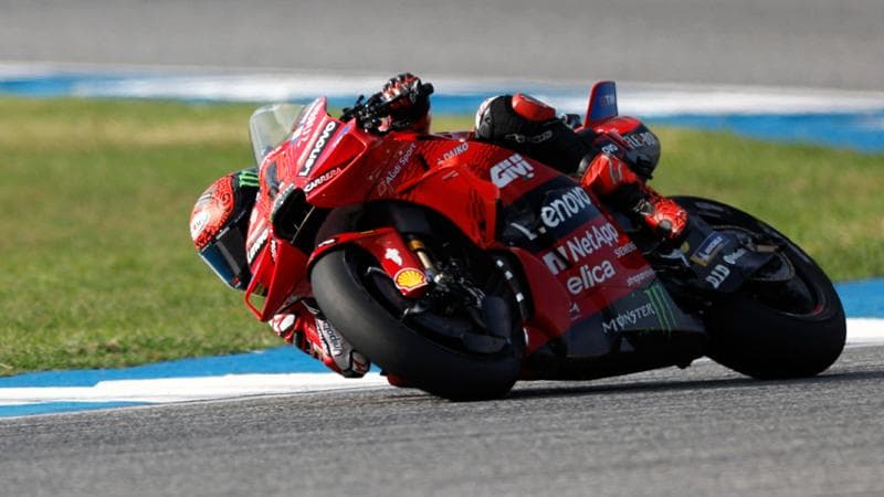 Pecco Bagnaia sulla Ducati