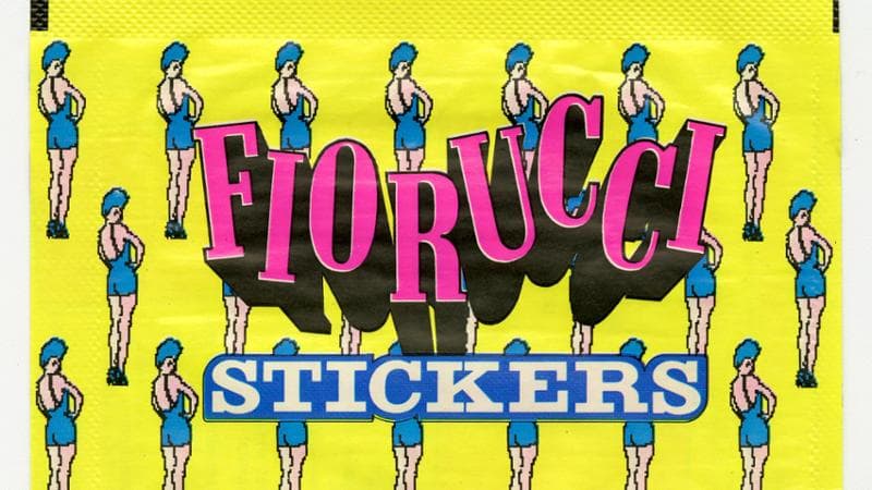 Figurina Fiorucci Stickers, pubblicati dalle Edizioni Panini nel 1984