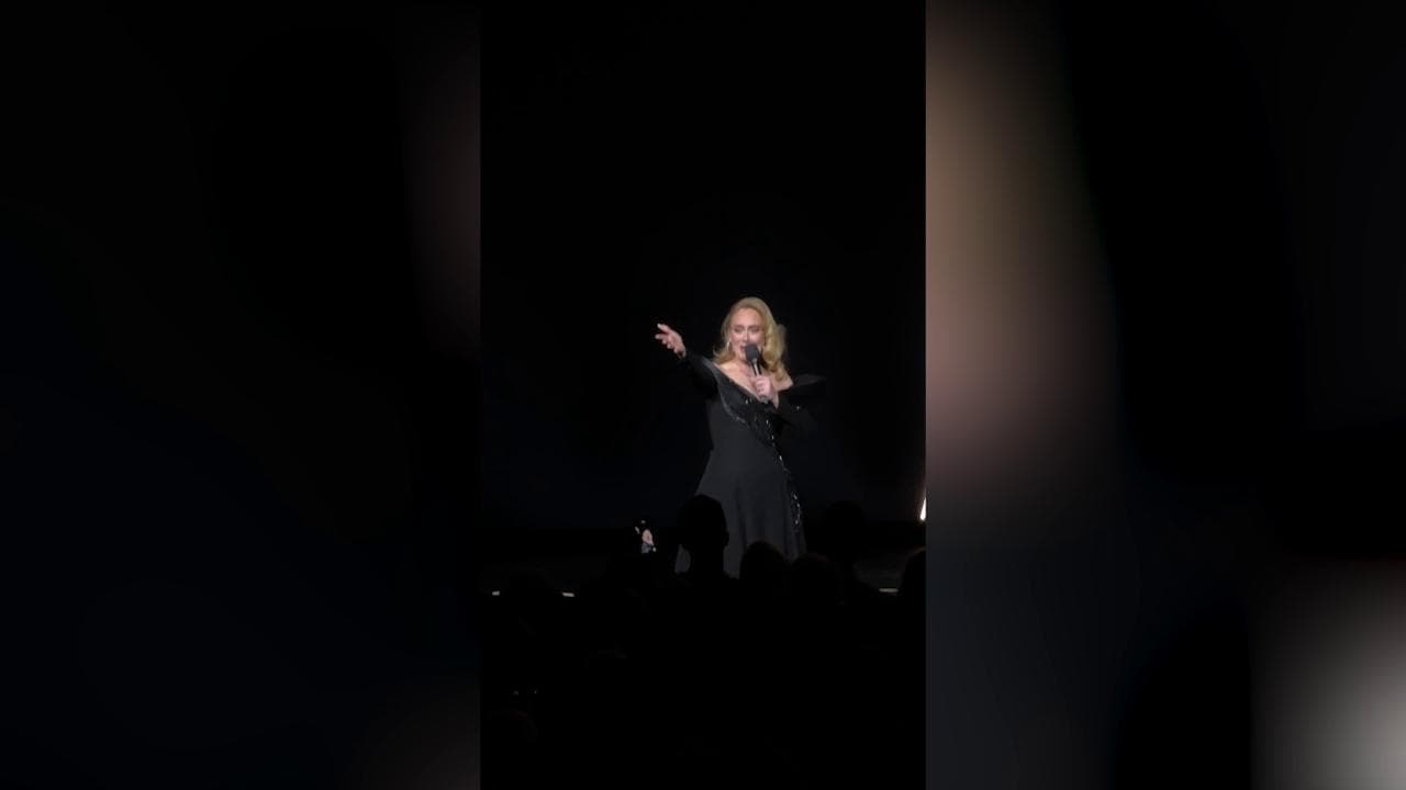 Adele vede Céline Dion al suo concerto e scattano l'abbraccio e le lacrime: "La mia persona preferita"