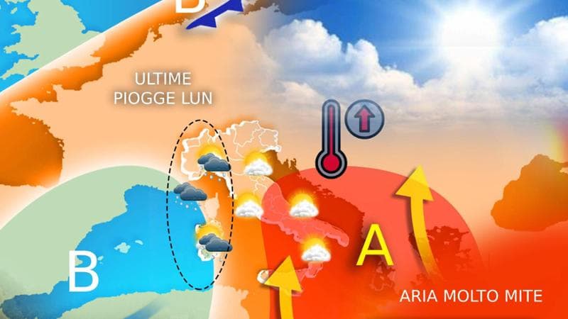 Previsioni meteo, stop alle piogge: in settimana torna l'alta pressione