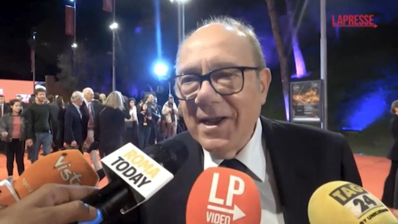 Festa del Cinema di Roma, Verdone: "Farei mai davvero il direttore di Sanremo? No, sarei terrorizzato"
