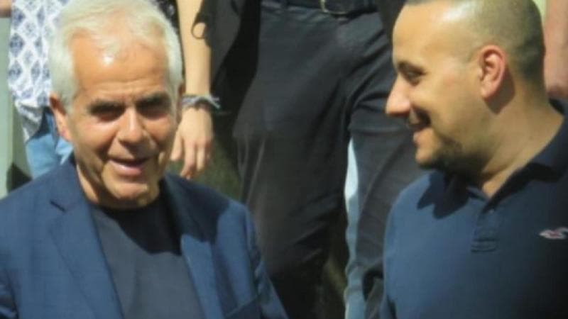 Gallo e Calamucci escono dal tribunale di Milano dall’uscita di fia Freguglia (foto 16.43)