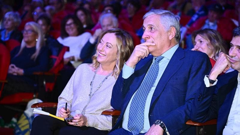 La premier Giorgia Meloni con il ministro Antonio Tajani
