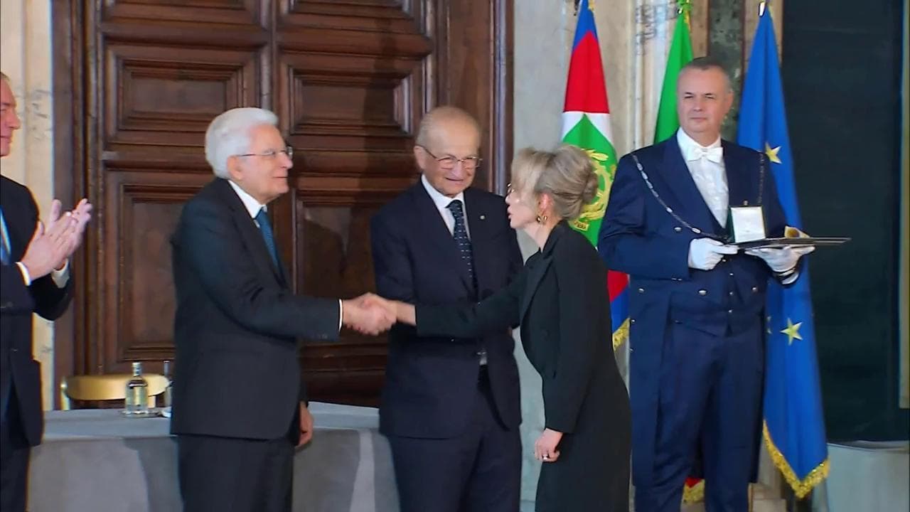 Cavalieri del Lavoro, Marina Berlusconi: "Dedico questo riconoscimento a mio padre"