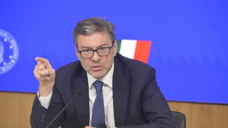 Il&nbsp;ministro Giancarlo Giorgetti

