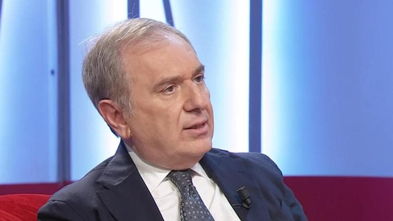 Il presidente dell'Anm, Giuseppe Santalucia, ospite della trasmissione Tagad&agrave; su La7, 01 novembre 2024. FERMOIMMAGINE LA7&nbsp;
