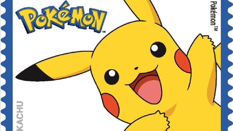 Un'immagine del francobollo di Pikachu rilanciata sul sito del Mimit