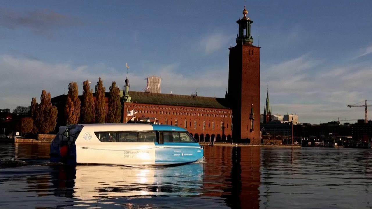 Parte da Stoccolma il futuro del trasporto marittimo: ecco il "tappeto volante", il primo aliscafo elettrico al mondo