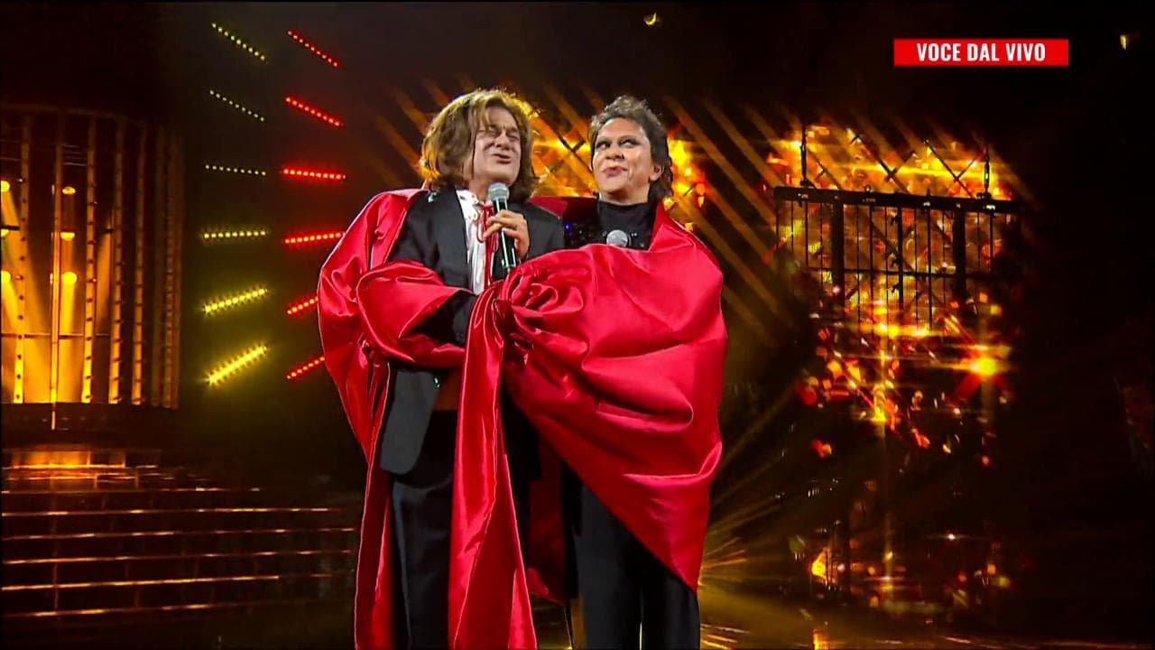 Roberto Ciufoli e Pino Insegno da horror: a "Tale e quale show" diventano i Ricchi e poveri