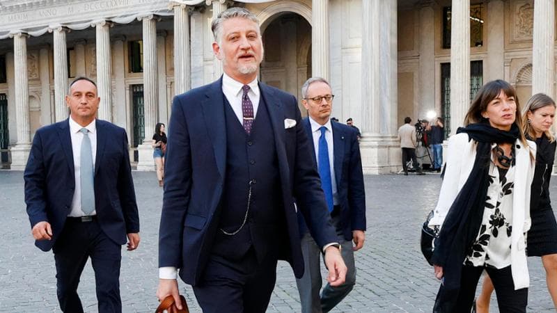 Roma, 29 ottobre: il ministro della Cultura Alessandro Giuli