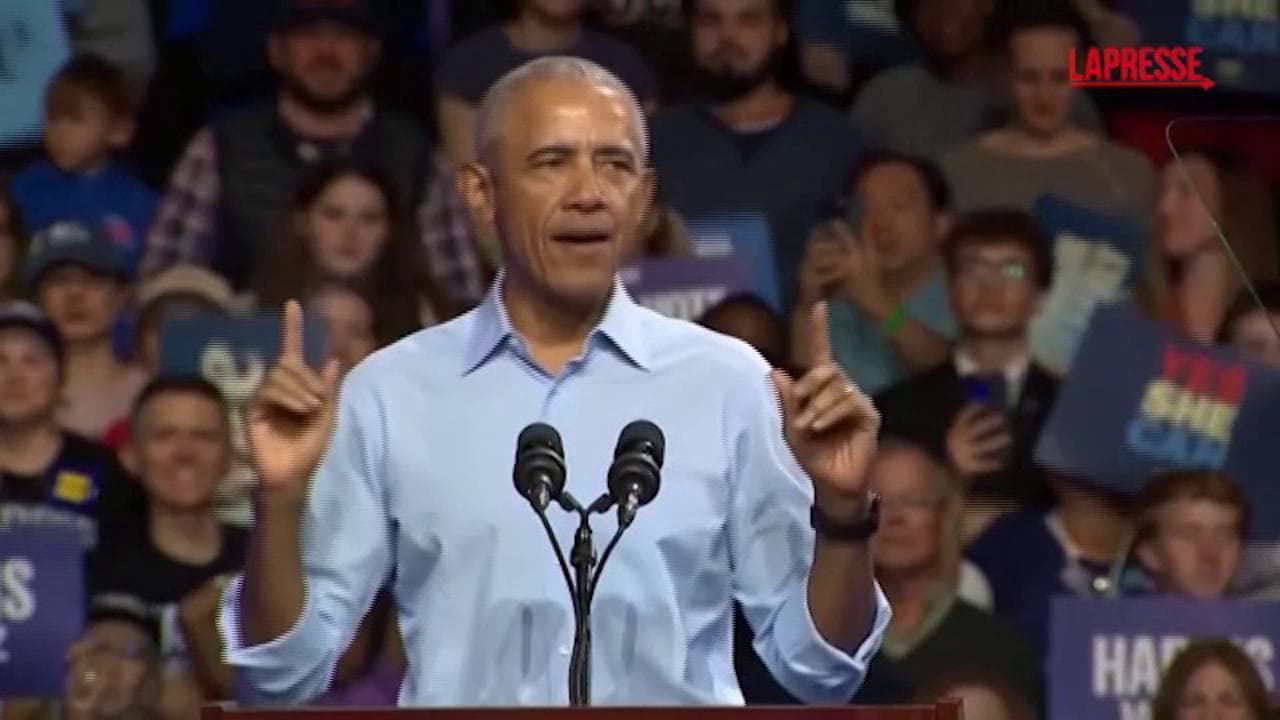 Usa 2024, Obama: "Trump arrogante e incompetente, non abbiamo bisogno di altri 4 anni con lui"