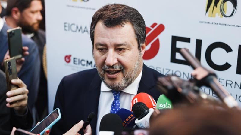 Il leader della Lega, Matteo Salvini
