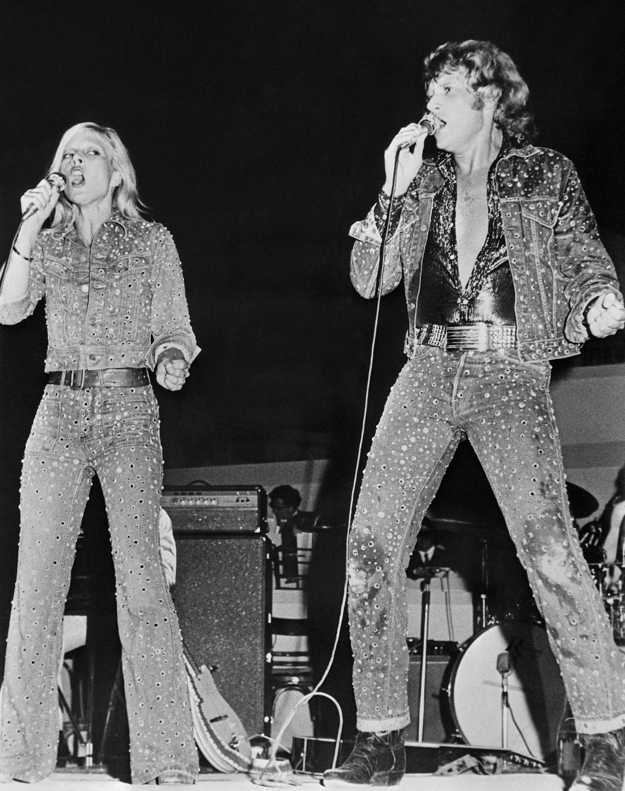 Sylvie Vartan in concerto con Johnny Hallyday: i due artisti sono stati sposati dal 1965 al 1980