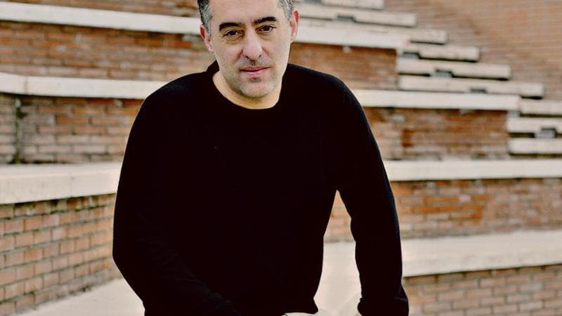 Nathan Englander posa durante la IX edizione di Libri Come, Festa del libro e della letteratura all'Auditorium Parco della Musica. Roma, 18 marzo 2018