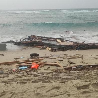 Cutro, il luogo della strage