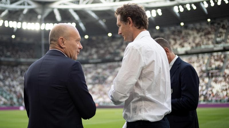 Maurizio Scanavino e John Elkann
