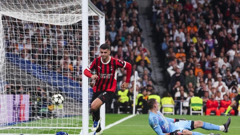 Il gol di&nbsp;Alvaro Morata al Real Madrid
