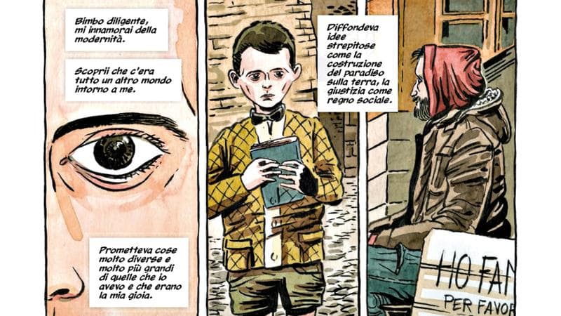 Giovanni Lindo Ferretti e il fumetto per Tanno, il suo cavallo tanto amato