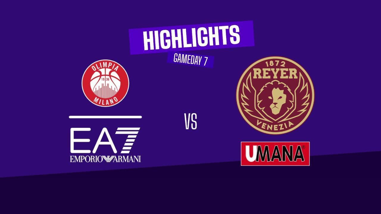 Basket serie A, gli highlights di Milano-Venezia