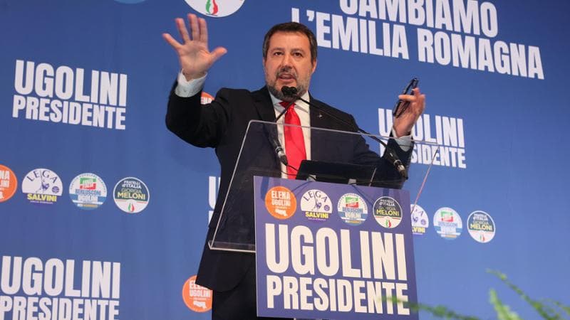 Bologna, 10 novembre: Matteo Salvini