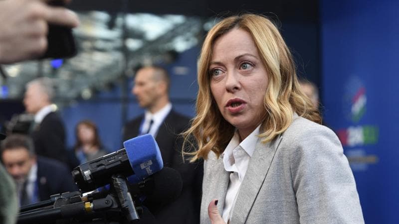 Giorgia Meloni (Ferenc ISZA / AFP)
