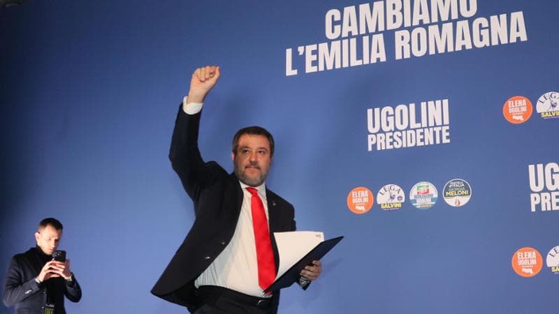Bologna, 10 novembre: Matteo Salvini