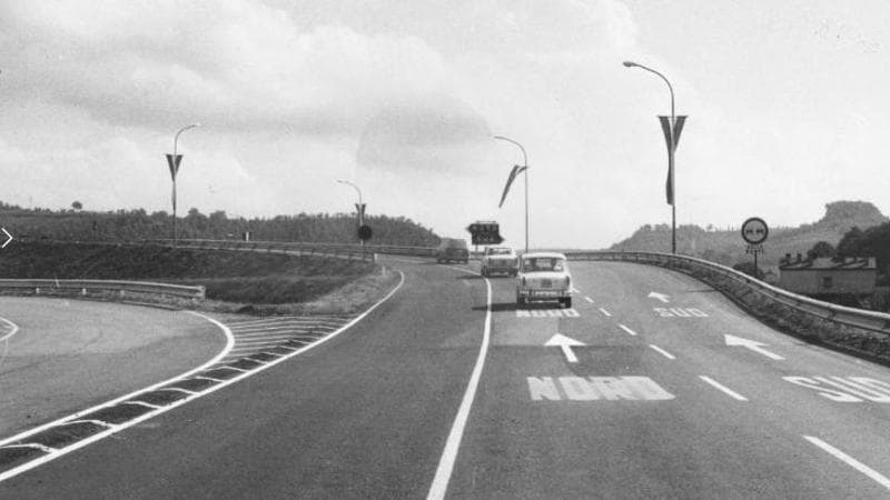 Inaugurazione dell'Autostrada del Sole