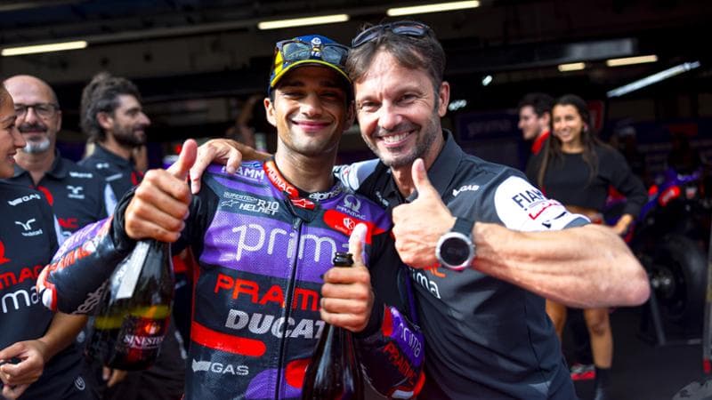 Gino Borsoi con Jorge Martin