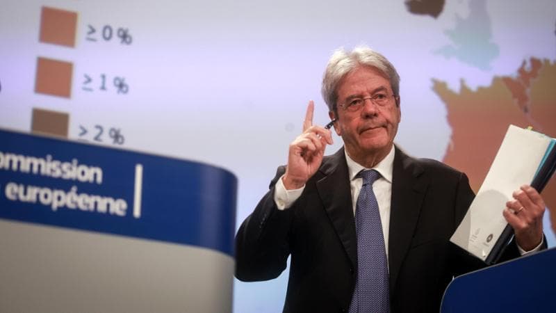 Il commissario Ue all'Economia, Paolo Gentiloni