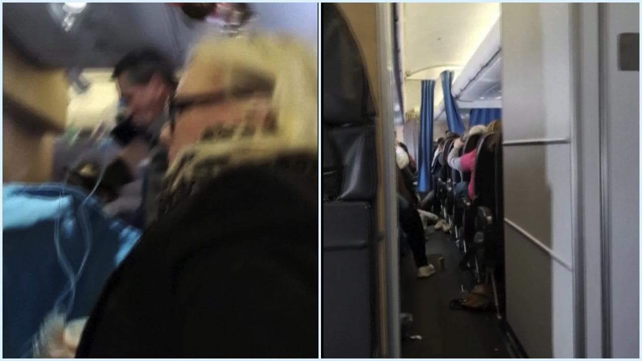 Paura in aereo, le forti turbolenze sbalzano i passeggeri e fanno volare oggetti: le urla spaventate di chi era a bordo