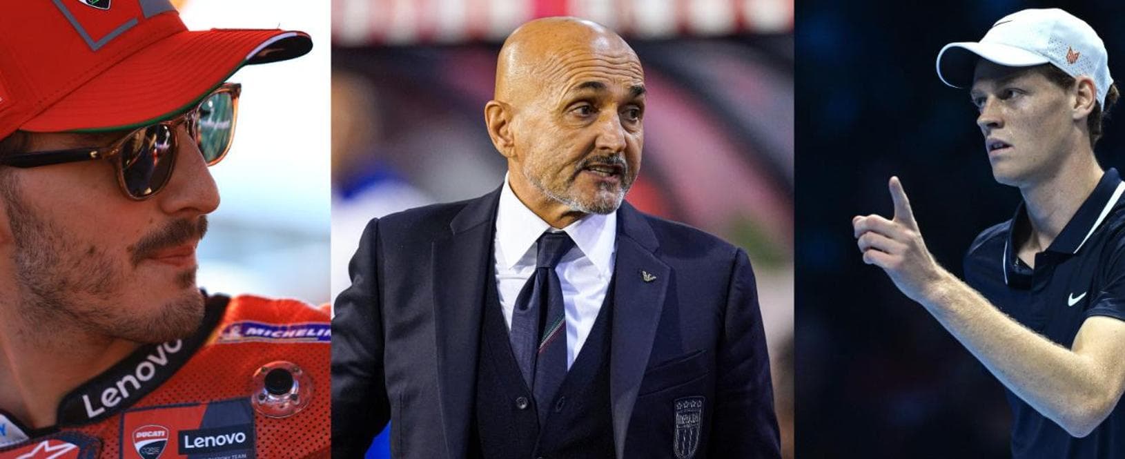 Bagnaia, Spalletti e Sinner