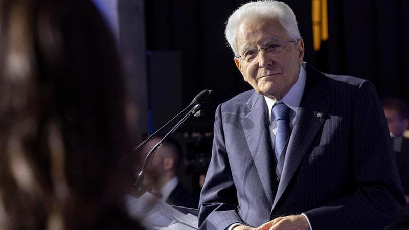Il presidente della Repubblica, Sergio Mattarella