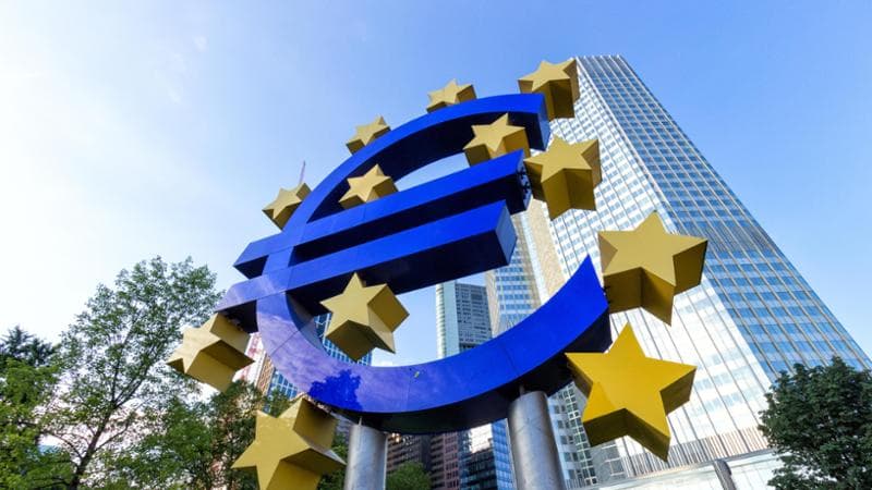 La sede della Banca centrale europea a Francoforte
