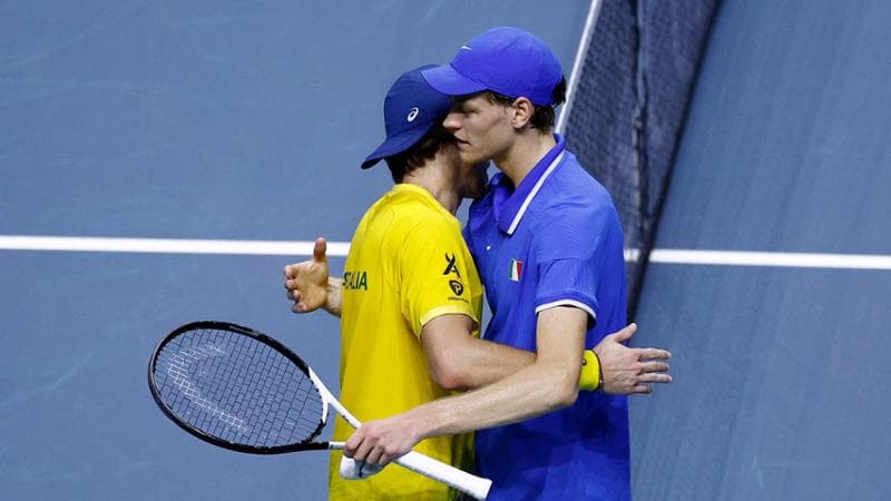 Coppa Davis, Italia in finale con l’Olanda: Berrettini e Sinner piegano 2-0 l’Australia