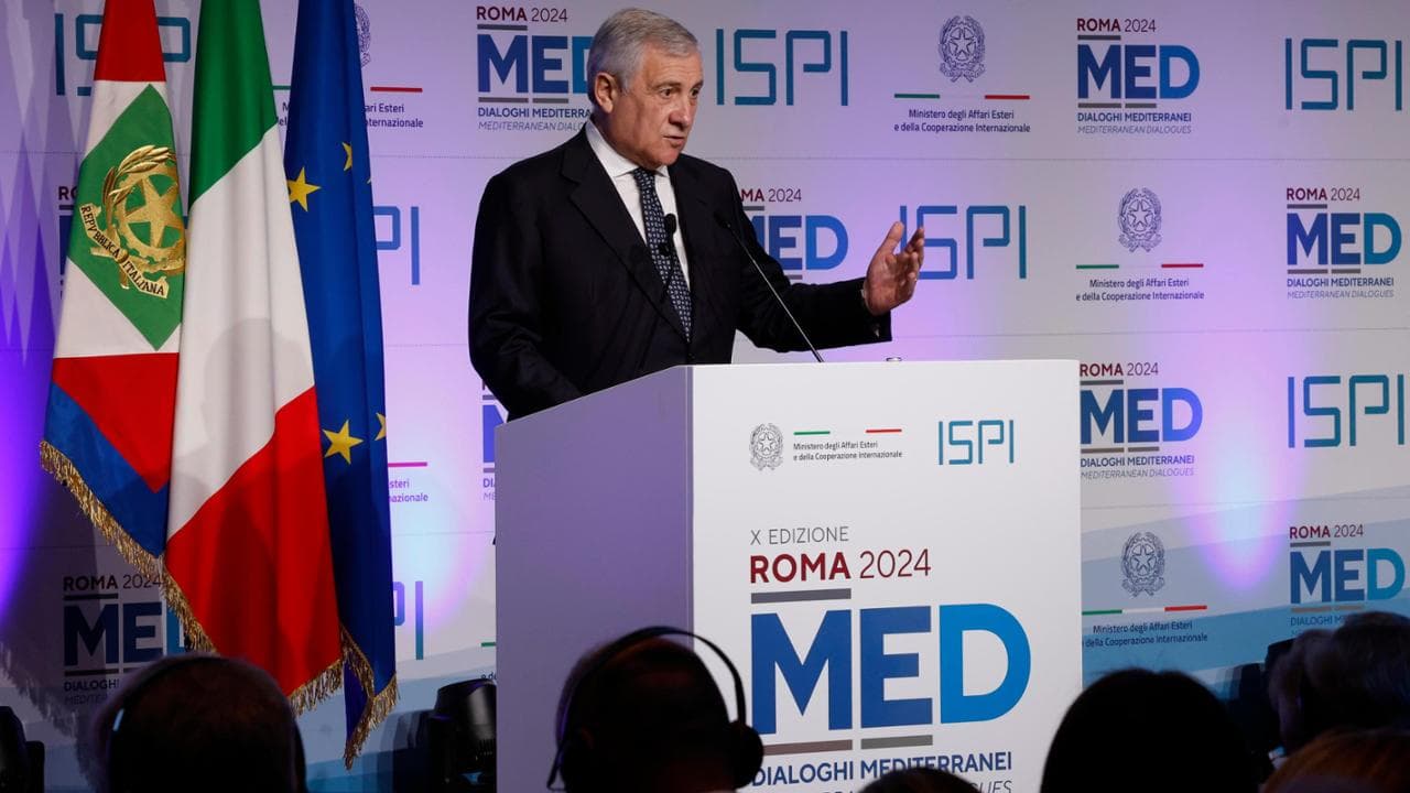 Il ministro Tajani apre i Med Dialogues