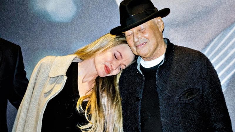 Angelina Jolie con Alessandro Baricco
