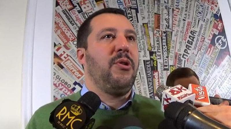 Il ministro dei Trasporti Matteo Salvini