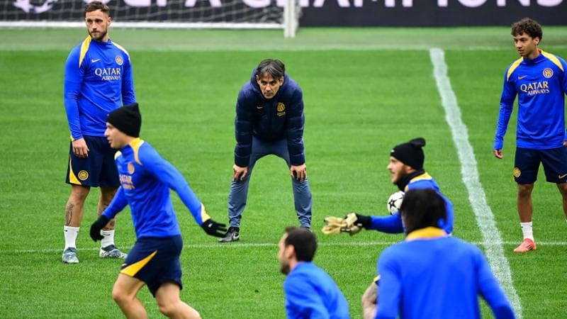 Il tecnico dell'Inter Simone Inzaghi