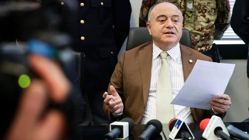 Il procuratore capo di Napoli Nicola Gratteri
