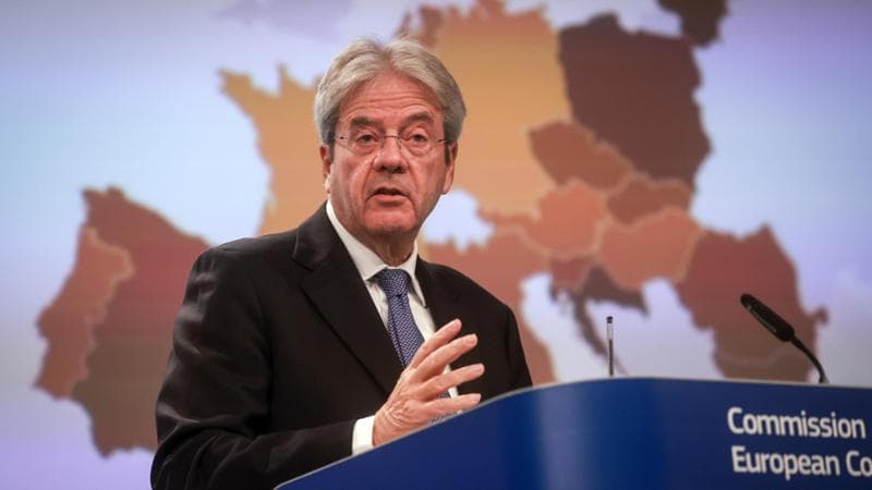 Il commissario Ue all'Economia, Paolo Gentiloni
