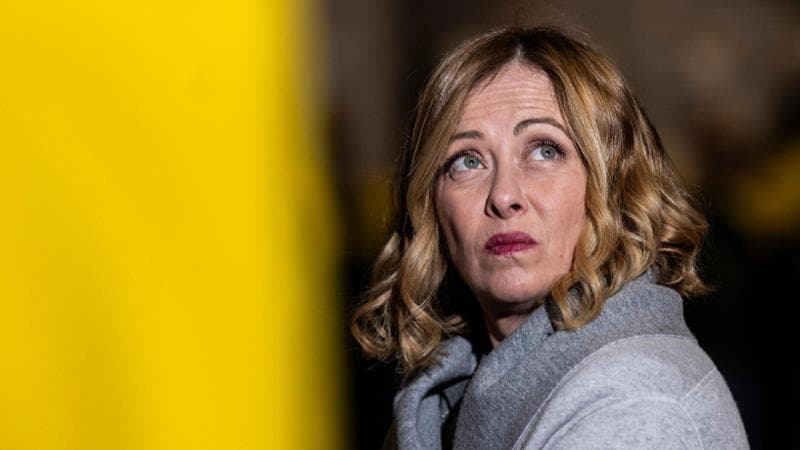 La premier Giorgia Meloni