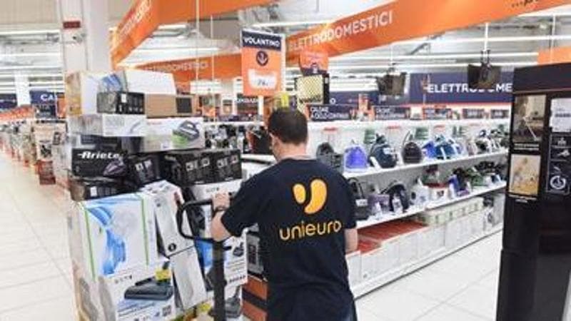Un negozio della catena Unieuro