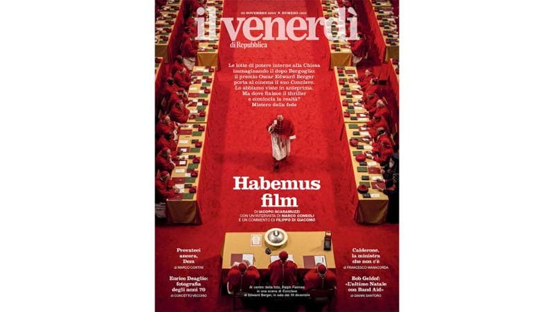 Sul nuovo Venerdì il prossimo Conclave. Al cinema e nella realtà