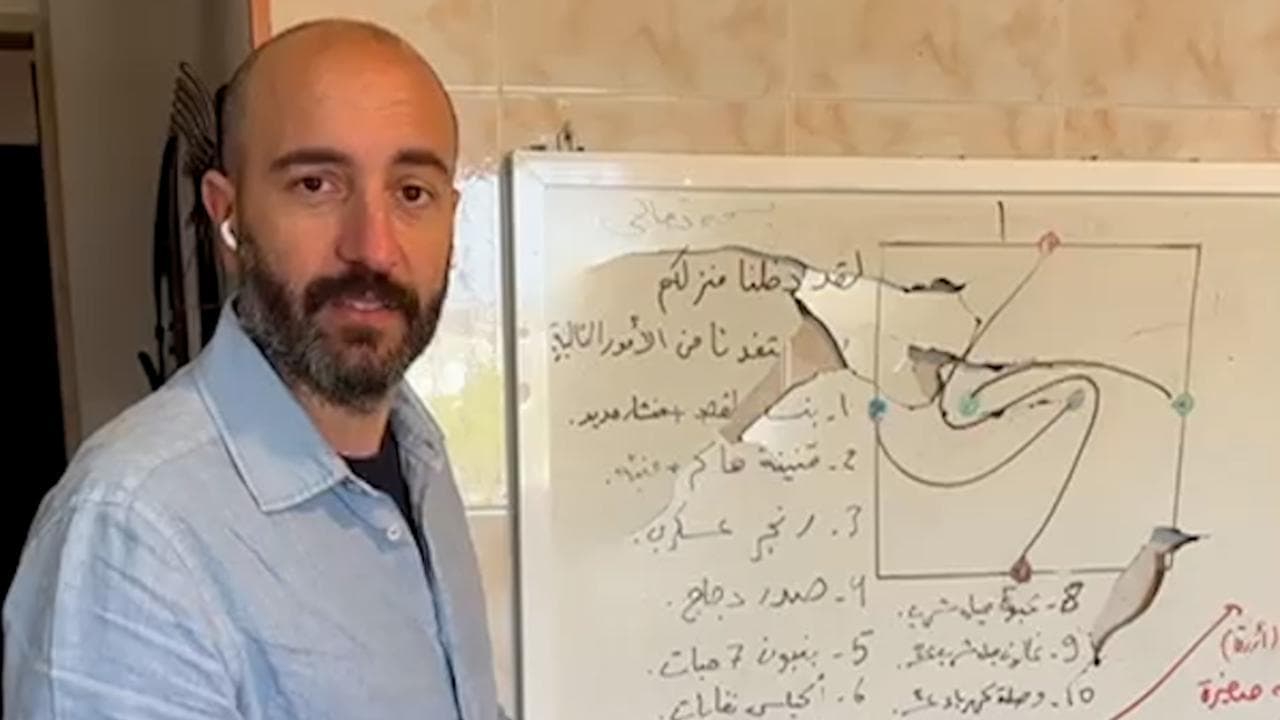 Libano, Tonacci: nel villaggio distrutto il messaggio di Hezbollah su una lavagna in cucina