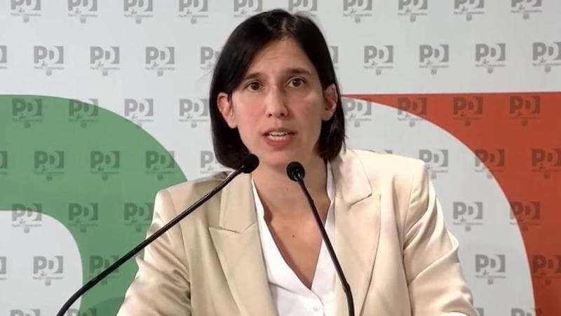 La segretaria Pd, Elly Schlein