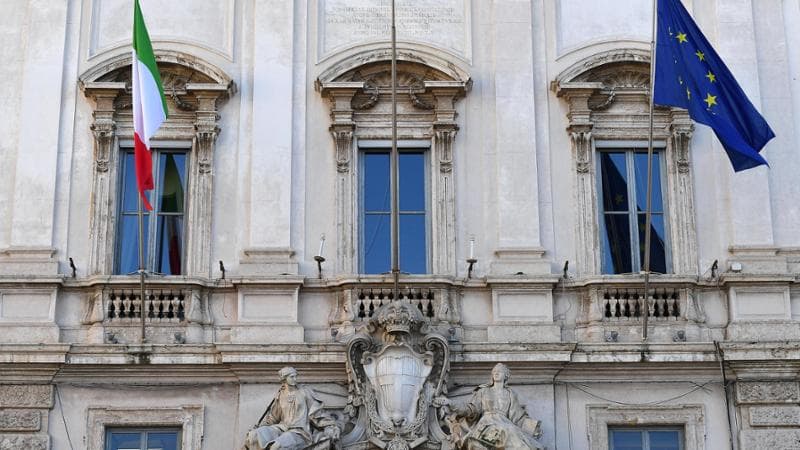Roma, il palazzo della Corte Costituzionale