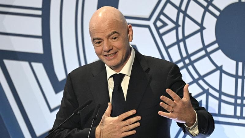 Il presidente della Fifa, Gianni Infantino