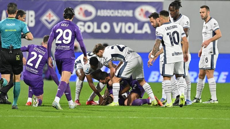 I soccorsi a Edoardo Bove

